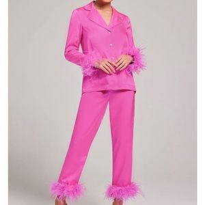 Nadine Merabi Silk Pajamas